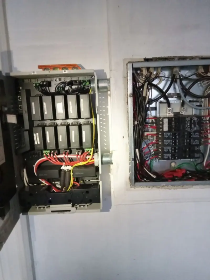 Electrical panel upgrade completed for Security Camera Wiring in Buenaventura Lakes